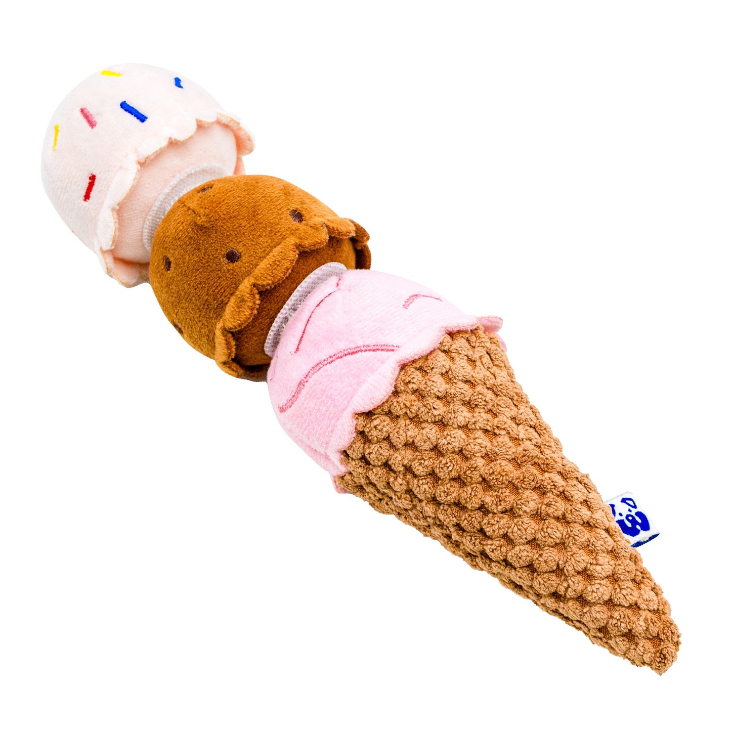 ICE CREAM PLUSH DOG TOY