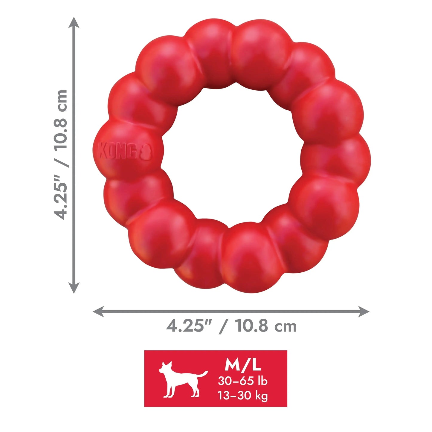 ® Ring Dog Toy, Medium/Large